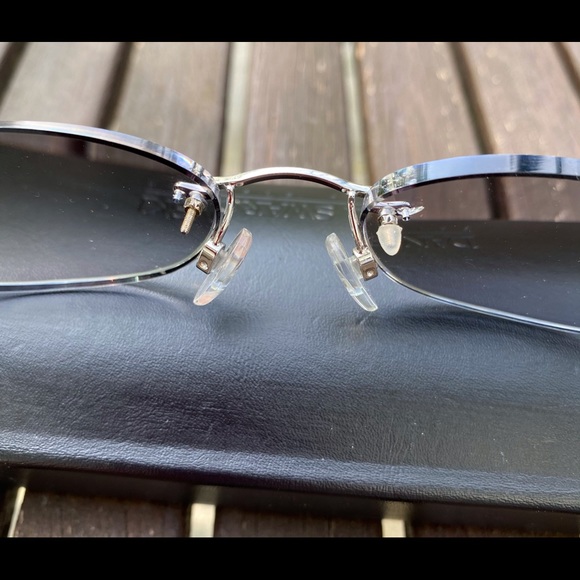 Daniel Swarovski Rimless Eyeglasses Frames Green - Picture 7 of 12